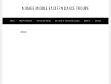 Tablet Screenshot of miragedancetroupe.com